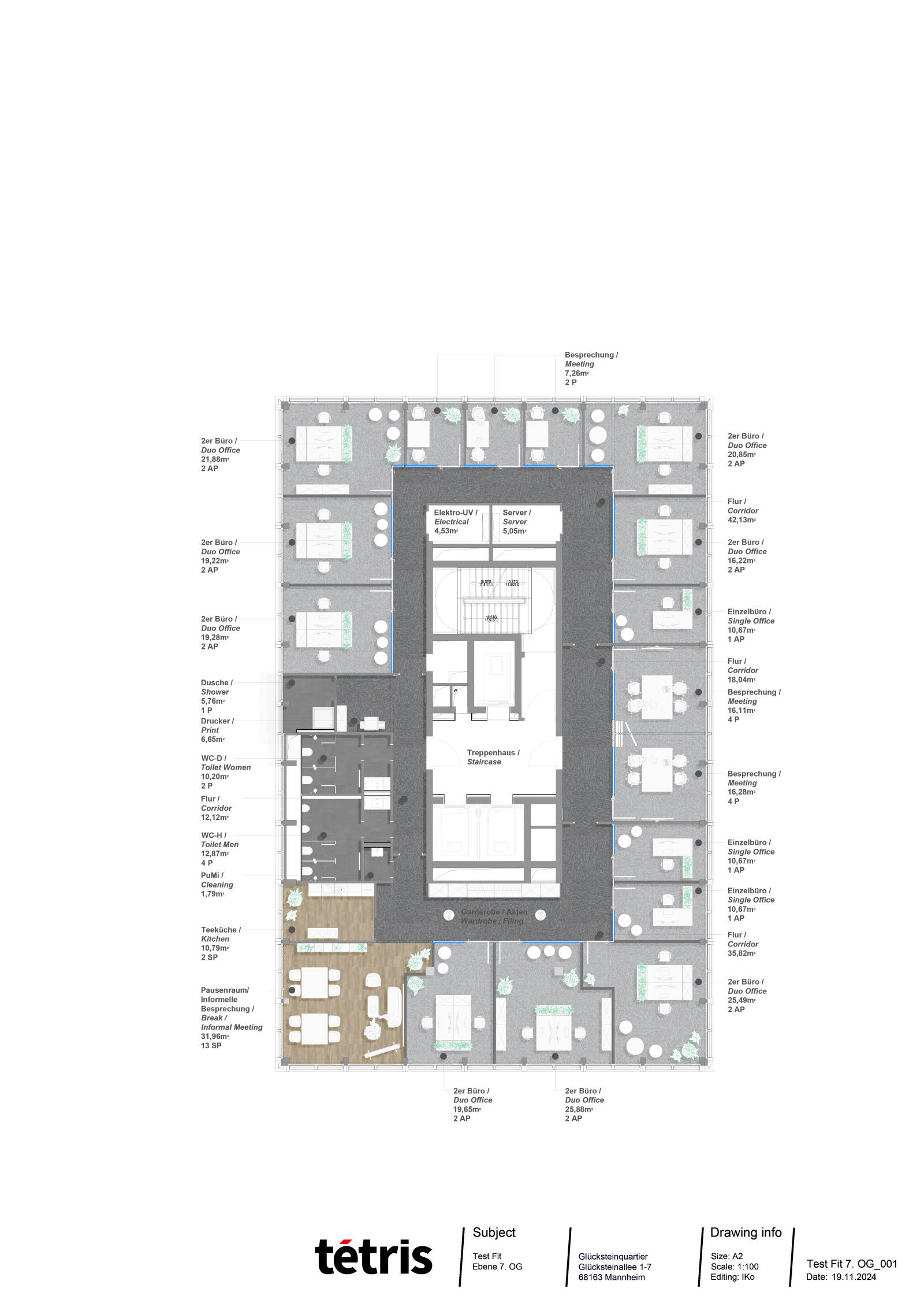 Grundriss Turm